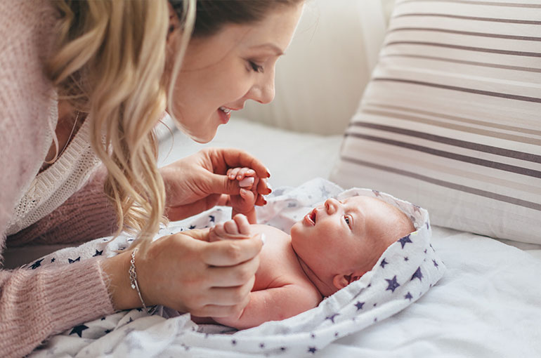 parler avec son bébé