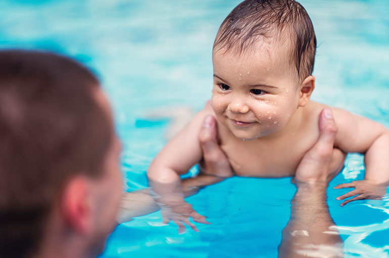 Test activité bébé nageur